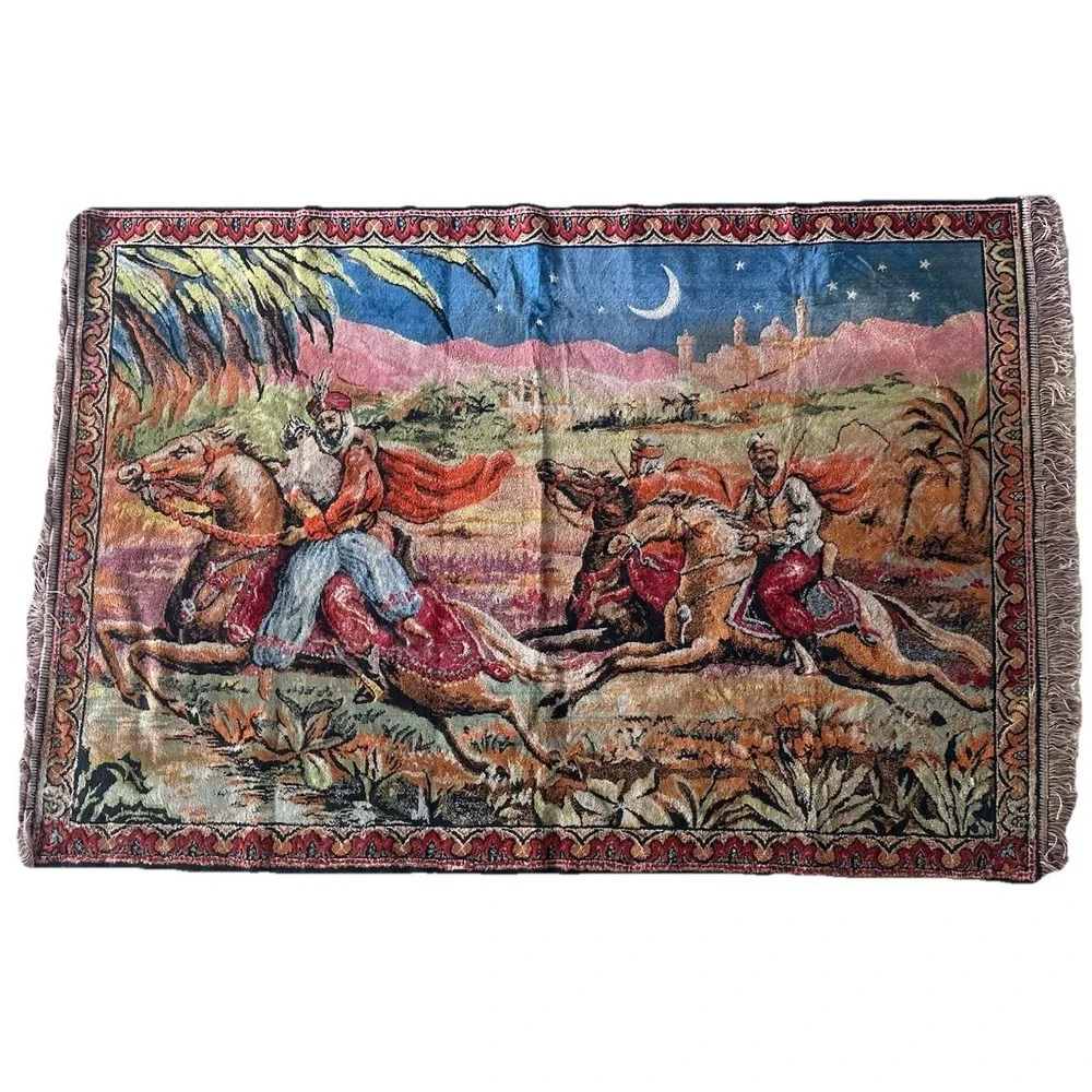 Fringed Tapestry Rug Wall Art 67